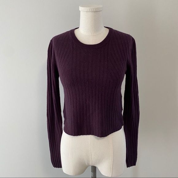 Aritzia Babaton Nathaniel Cropped Ribbed Sweater - Picture 5 of 13